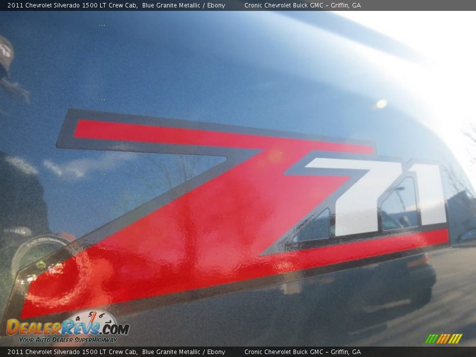 2011 Chevrolet Silverado 1500 LT Crew Cab Blue Granite Metallic / Ebony Photo #12
