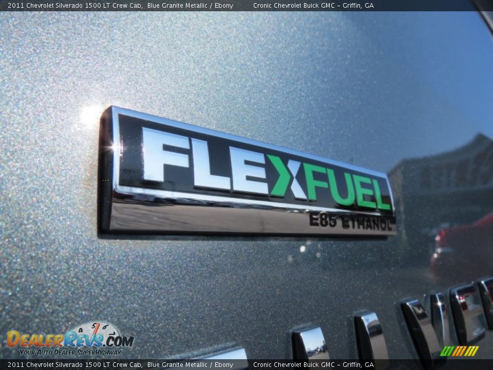 2011 Chevrolet Silverado 1500 LT Crew Cab Blue Granite Metallic / Ebony Photo #13
