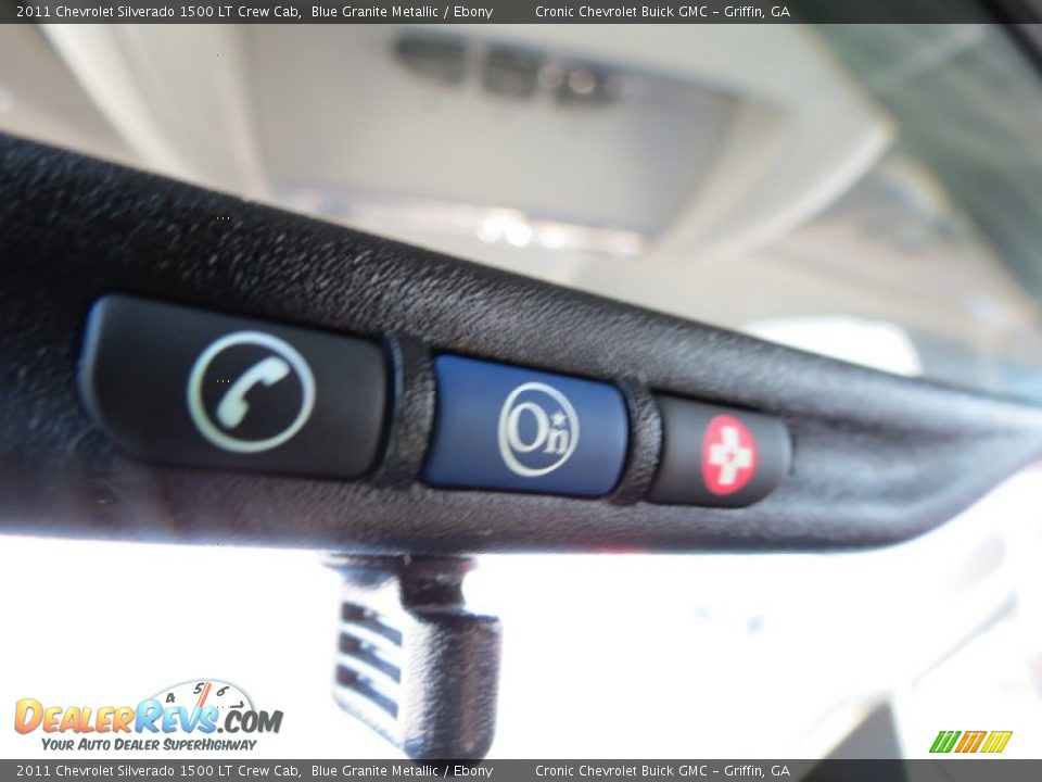 2011 Chevrolet Silverado 1500 LT Crew Cab Blue Granite Metallic / Ebony Photo #23