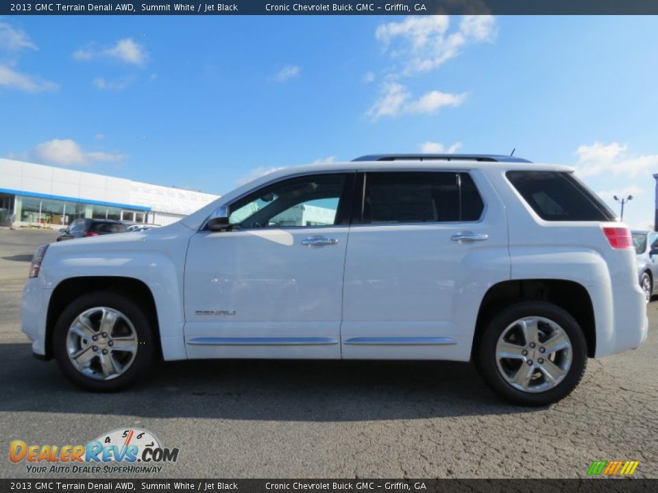 2013 GMC Terrain Denali AWD Summit White / Jet Black Photo #4