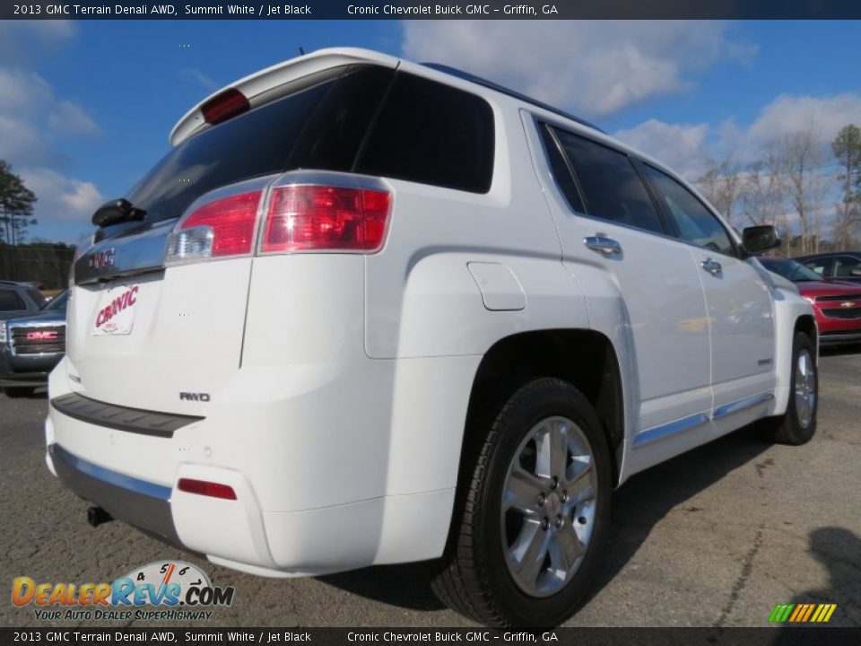 2013 GMC Terrain Denali AWD Summit White / Jet Black Photo #6