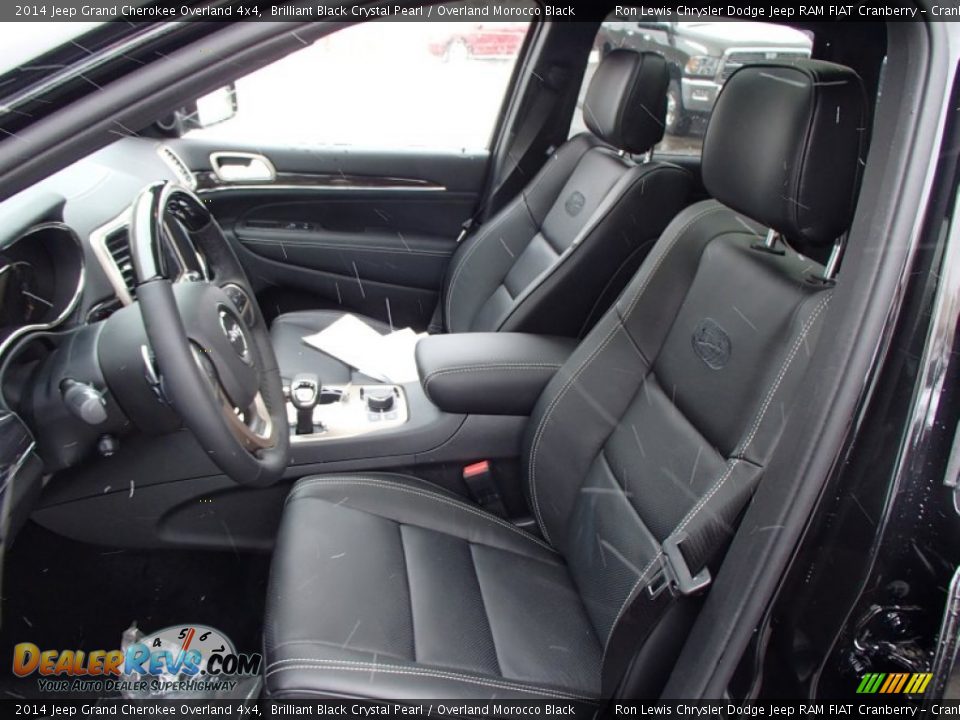Front Seat of 2014 Jeep Grand Cherokee Overland 4x4 Photo #11