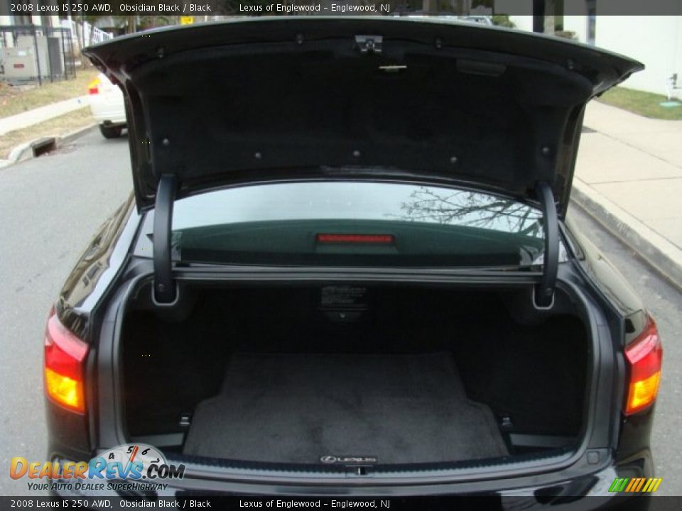 2008 Lexus IS 250 AWD Obsidian Black / Black Photo #13