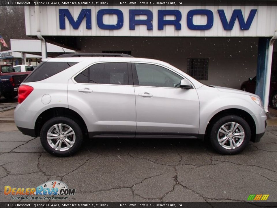2013 Chevrolet Equinox LT AWD Silver Ice Metallic / Jet Black Photo #1