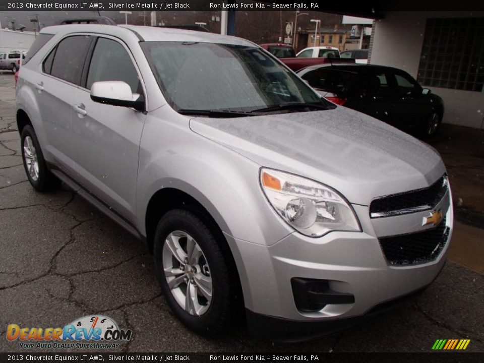2013 Chevrolet Equinox LT AWD Silver Ice Metallic / Jet Black Photo #2