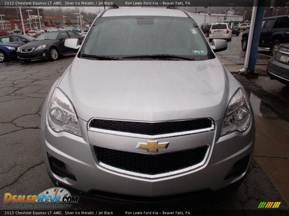 2013 Chevrolet Equinox LT AWD Silver Ice Metallic / Jet Black Photo #3