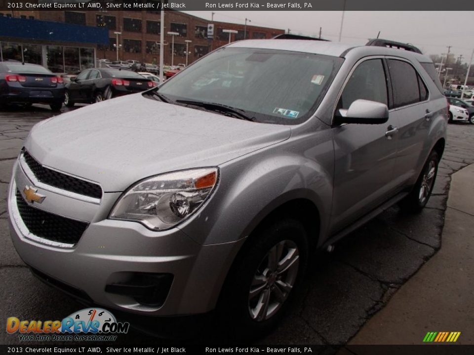 2013 Chevrolet Equinox LT AWD Silver Ice Metallic / Jet Black Photo #4