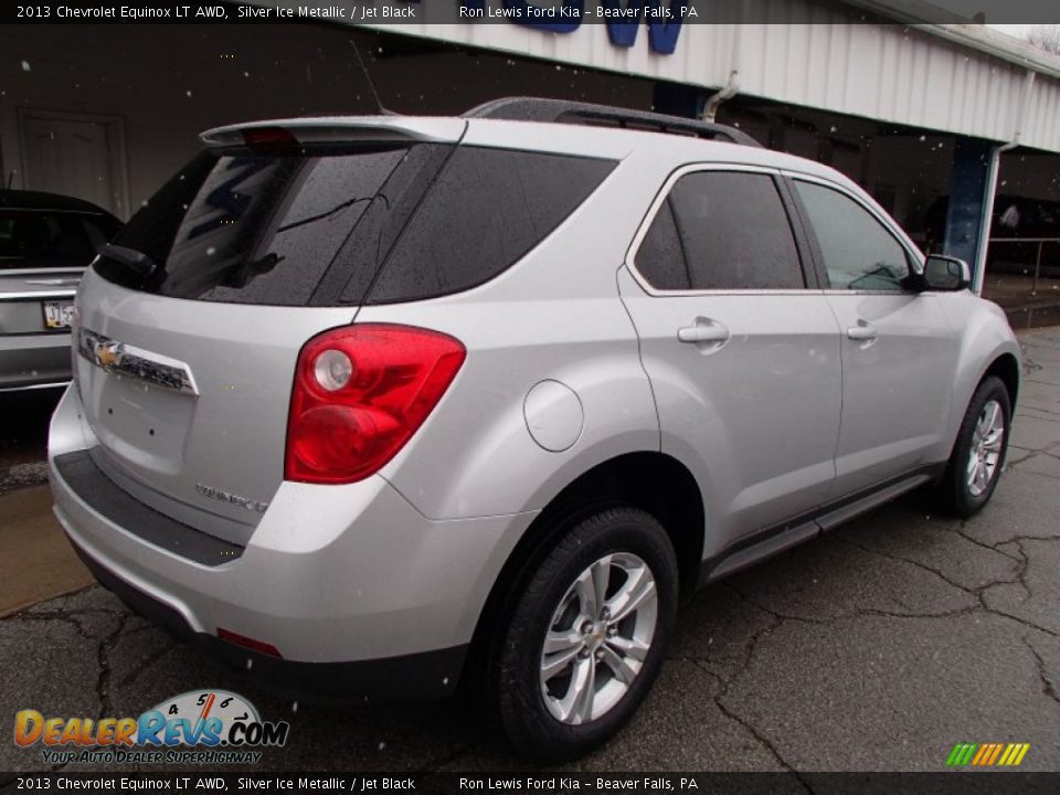 2013 Chevrolet Equinox LT AWD Silver Ice Metallic / Jet Black Photo #8