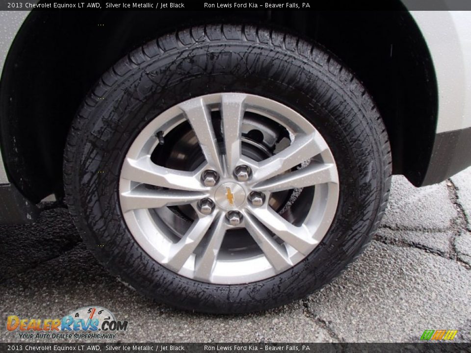 2013 Chevrolet Equinox LT AWD Silver Ice Metallic / Jet Black Photo #9