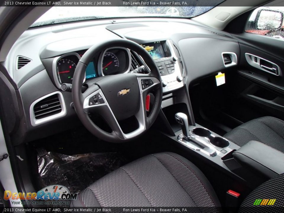 2013 Chevrolet Equinox LT AWD Silver Ice Metallic / Jet Black Photo #10