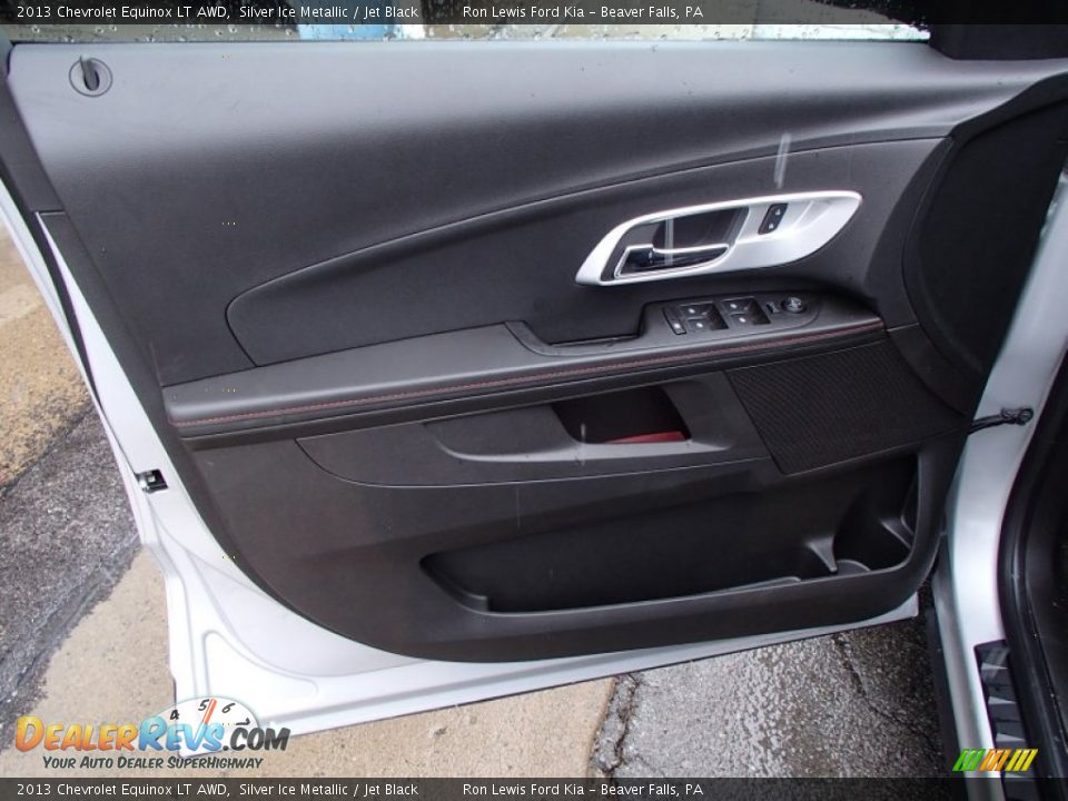 2013 Chevrolet Equinox LT AWD Silver Ice Metallic / Jet Black Photo #12