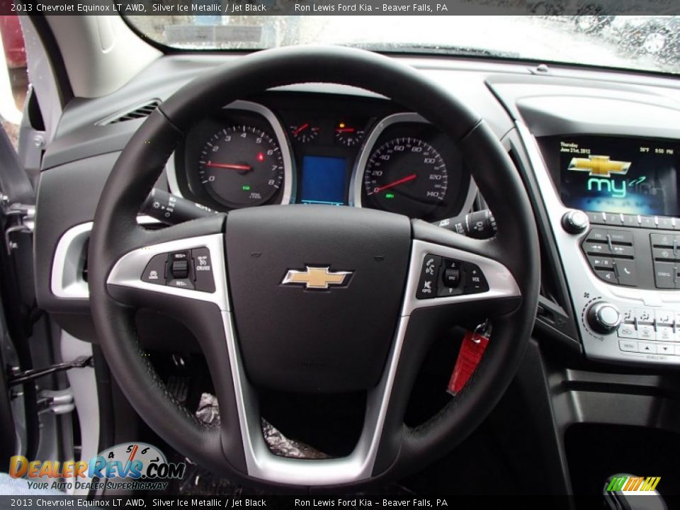 2013 Chevrolet Equinox LT AWD Silver Ice Metallic / Jet Black Photo #18