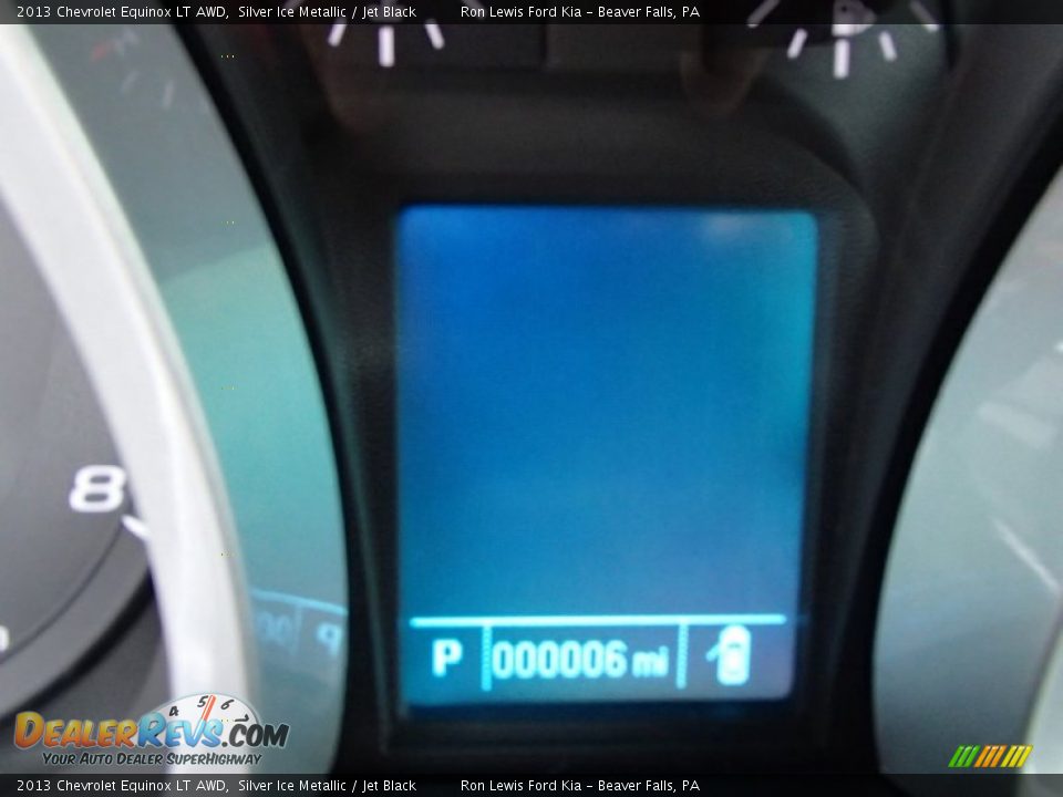 2013 Chevrolet Equinox LT AWD Silver Ice Metallic / Jet Black Photo #19