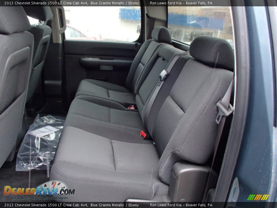 2013 Chevrolet Silverado 1500 LT Crew Cab 4x4 Blue Granite Metallic / Ebony Photo #13