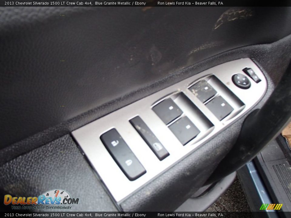 2013 Chevrolet Silverado 1500 LT Crew Cab 4x4 Blue Granite Metallic / Ebony Photo #15