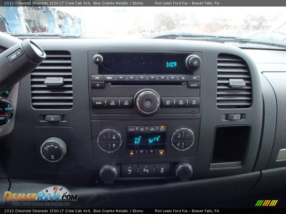 2013 Chevrolet Silverado 1500 LT Crew Cab 4x4 Blue Granite Metallic / Ebony Photo #16