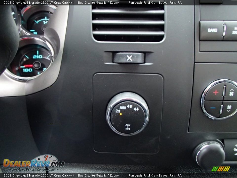 2013 Chevrolet Silverado 1500 LT Crew Cab 4x4 Blue Granite Metallic / Ebony Photo #17