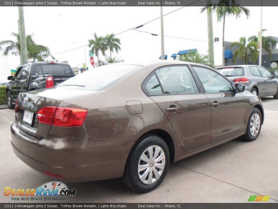 2011 Volkswagen Jetta S Sedan Toffee Brown Metallic / Latte Macchiato Photo #5