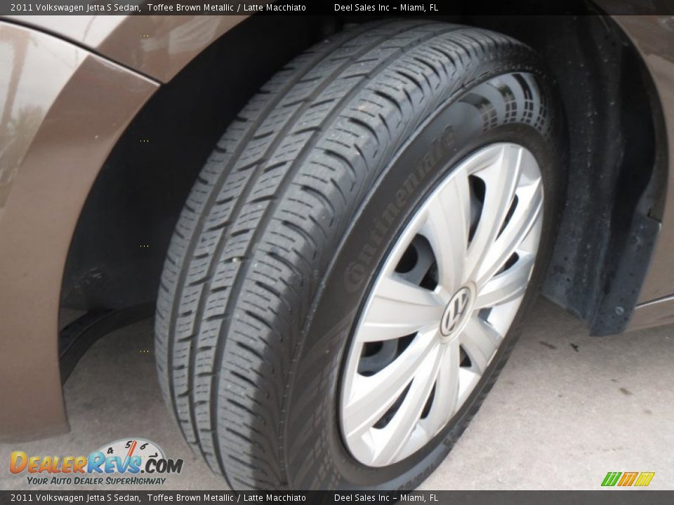 2011 Volkswagen Jetta S Sedan Toffee Brown Metallic / Latte Macchiato Photo #13