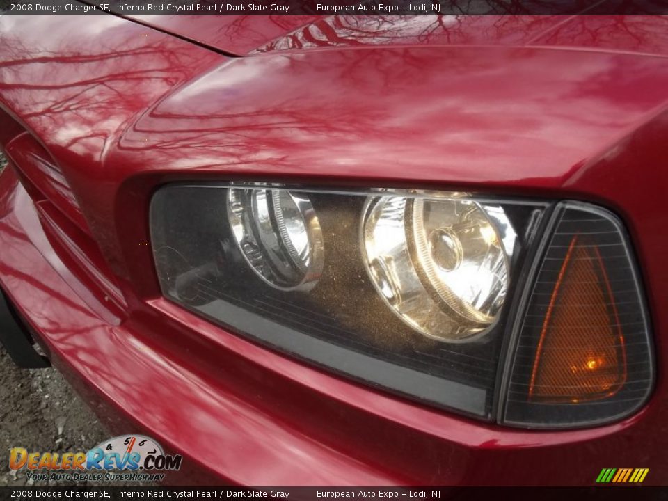 2008 Dodge Charger SE Inferno Red Crystal Pearl / Dark Slate Gray Photo #8