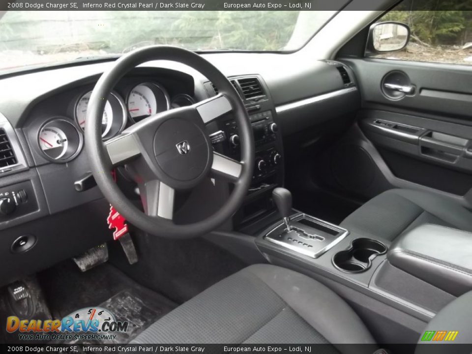 Dark Slate Gray Interior - 2008 Dodge Charger SE Photo #12
