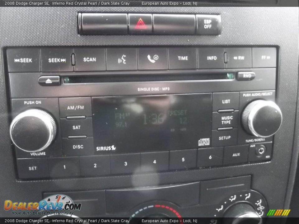 2008 Dodge Charger SE Inferno Red Crystal Pearl / Dark Slate Gray Photo #26