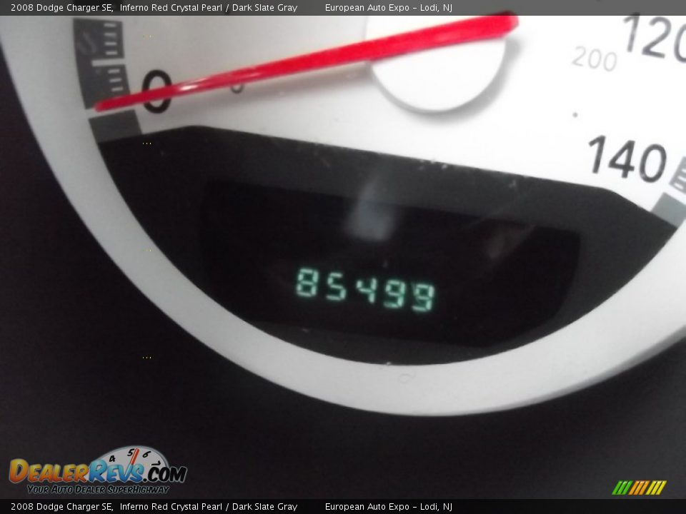 2008 Dodge Charger SE Inferno Red Crystal Pearl / Dark Slate Gray Photo #30