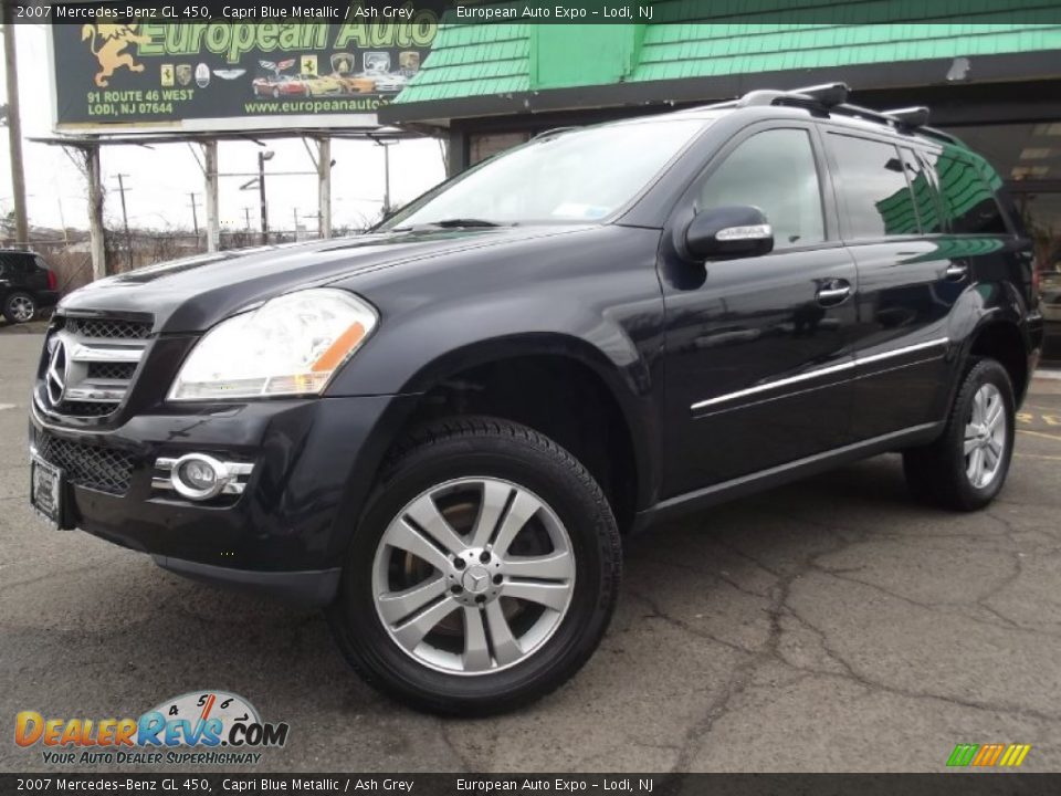2007 Mercedes-Benz GL 450 Capri Blue Metallic / Ash Grey Photo #1