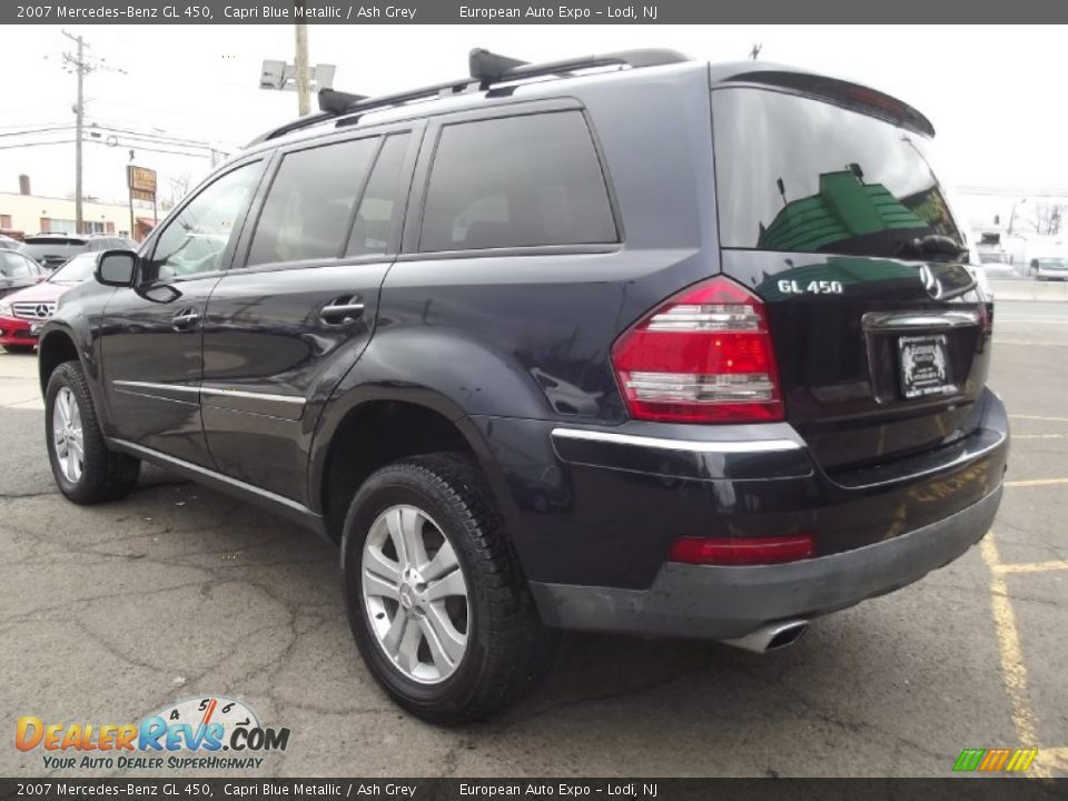 2007 Mercedes-Benz GL 450 Capri Blue Metallic / Ash Grey Photo #3