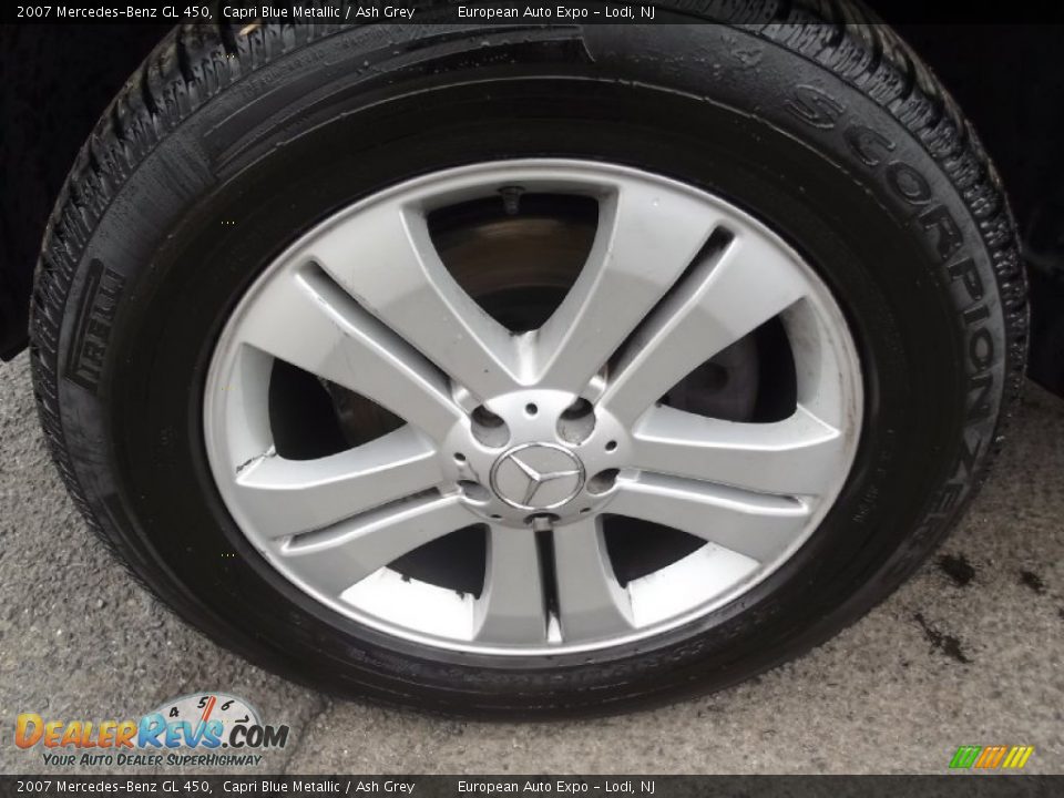 2007 Mercedes-Benz GL 450 Capri Blue Metallic / Ash Grey Photo #9