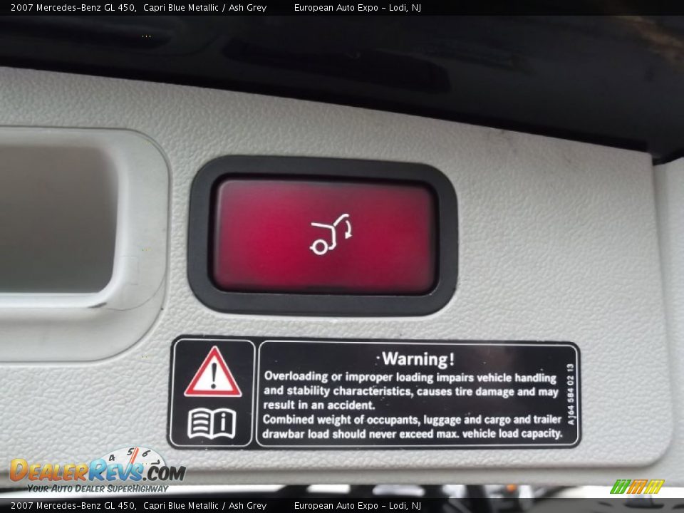 2007 Mercedes-Benz GL 450 Capri Blue Metallic / Ash Grey Photo #12