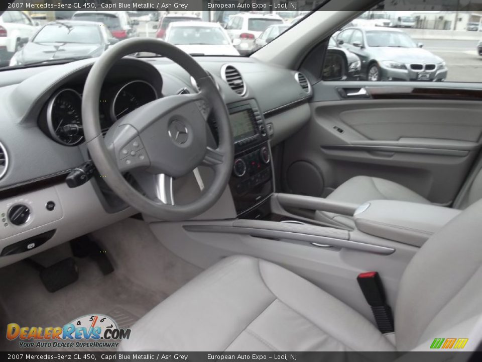 Ash Grey Interior - 2007 Mercedes-Benz GL 450 Photo #14