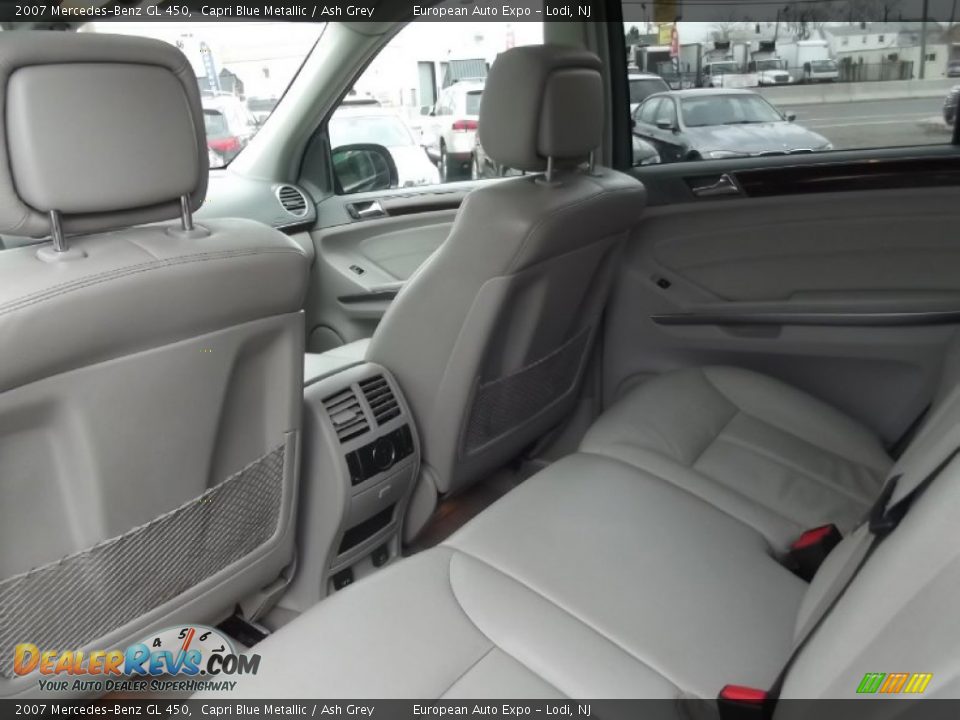 2007 Mercedes-Benz GL 450 Capri Blue Metallic / Ash Grey Photo #16
