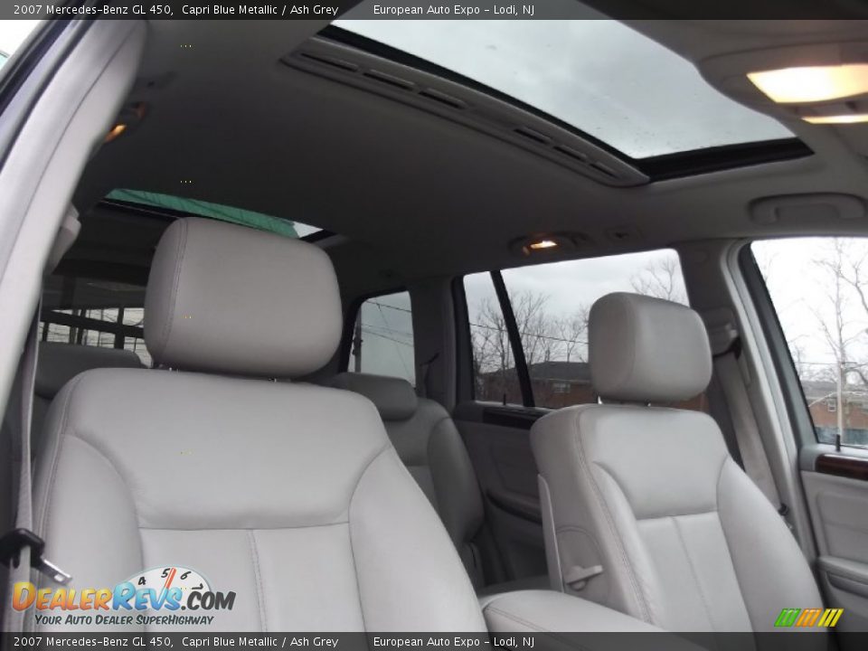 2007 Mercedes-Benz GL 450 Capri Blue Metallic / Ash Grey Photo #22