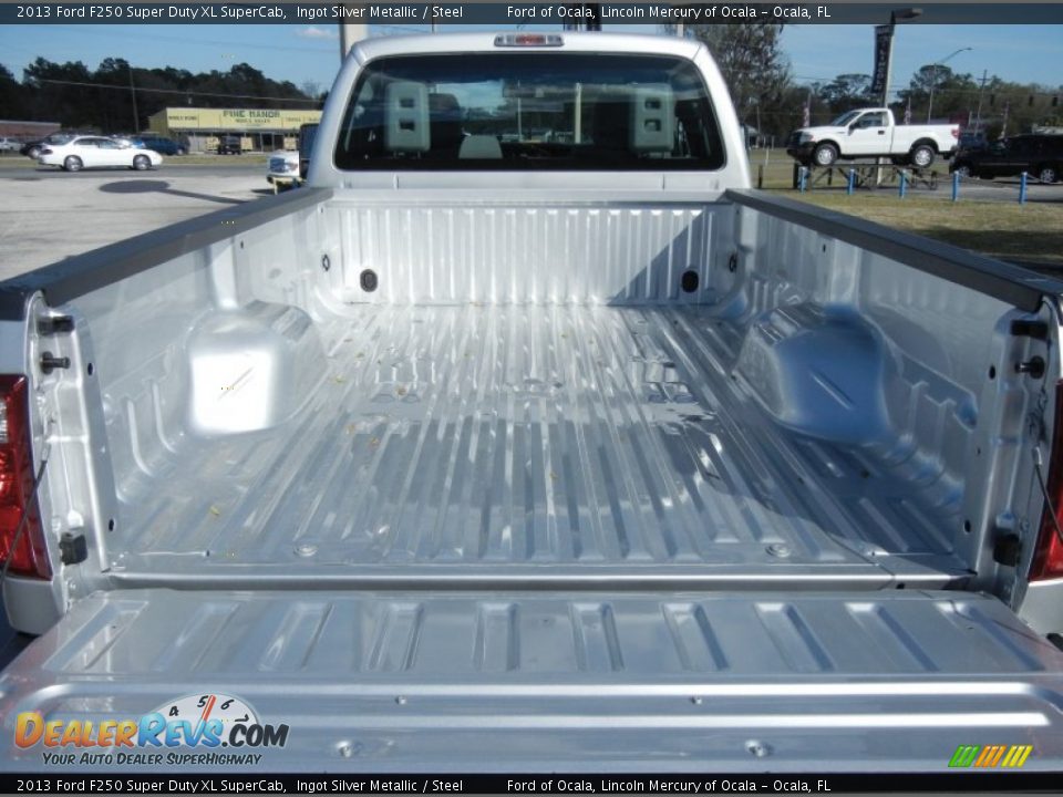 2013 Ford F250 Super Duty XL SuperCab Ingot Silver Metallic / Steel Photo #4