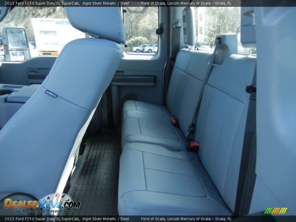 Rear Seat of 2013 Ford F250 Super Duty XL SuperCab Photo #7