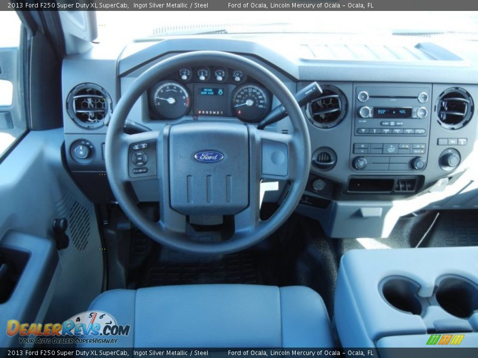 Dashboard of 2013 Ford F250 Super Duty XL SuperCab Photo #8