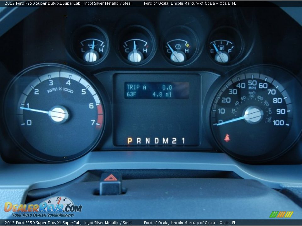 2013 Ford F250 Super Duty XL SuperCab Gauges Photo #9