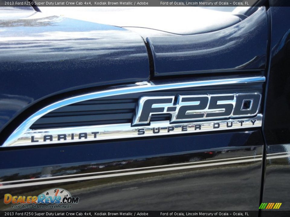 2013 Ford F250 Super Duty Lariat Crew Cab 4x4 Kodiak Brown Metallic / Adobe Photo #5