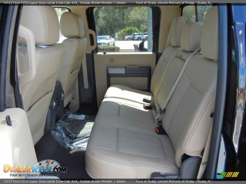 2013 Ford F250 Super Duty Lariat Crew Cab 4x4 Kodiak Brown Metallic / Adobe Photo #7