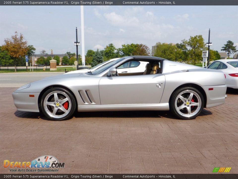 Grigio Touring (Silver) 2005 Ferrari 575 Superamerica Roadster F1 Photo #3