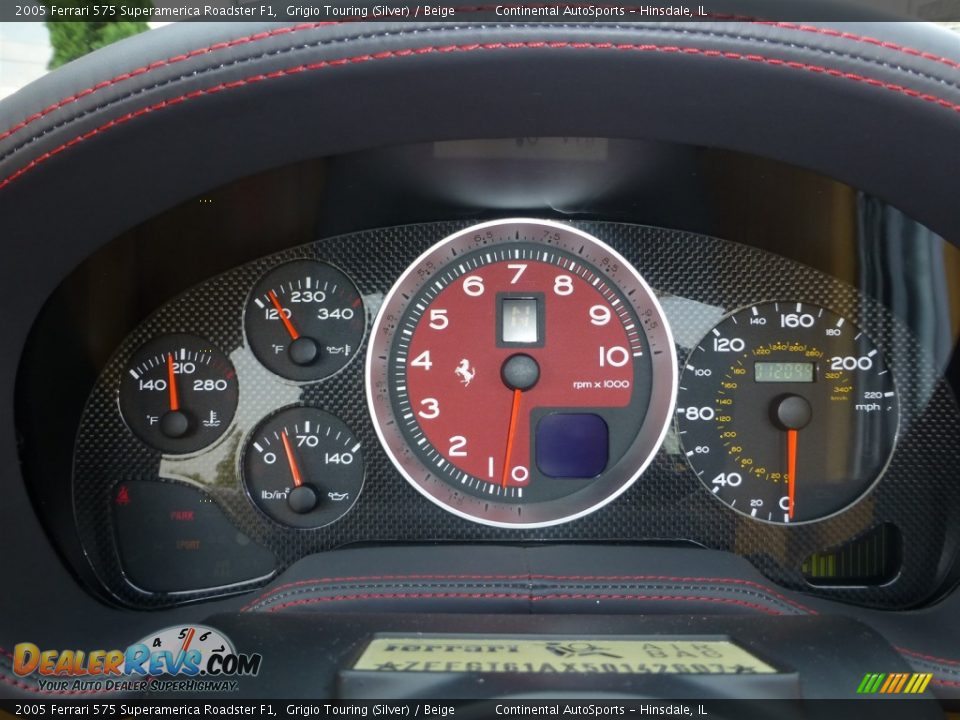 2005 Ferrari 575 Superamerica Roadster F1 Gauges Photo #20