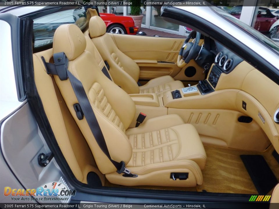 Beige Interior - 2005 Ferrari 575 Superamerica Roadster F1 Photo #24