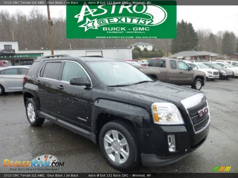 2010 GMC Terrain SLE AWD Onyx Black / Jet Black Photo #1