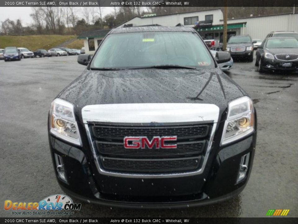 2010 GMC Terrain SLE AWD Onyx Black / Jet Black Photo #2