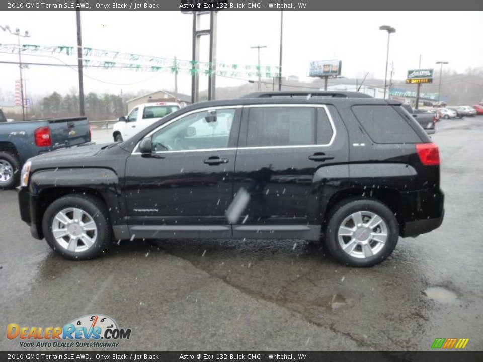 2010 GMC Terrain SLE AWD Onyx Black / Jet Black Photo #4