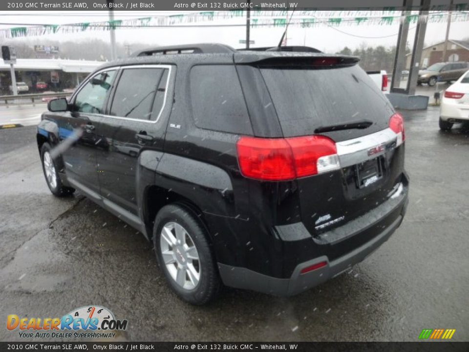 2010 GMC Terrain SLE AWD Onyx Black / Jet Black Photo #5