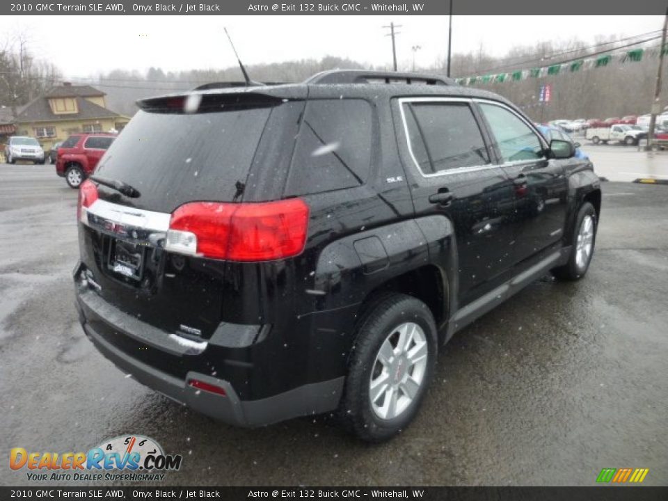 2010 GMC Terrain SLE AWD Onyx Black / Jet Black Photo #7