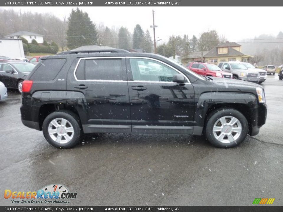 2010 GMC Terrain SLE AWD Onyx Black / Jet Black Photo #8