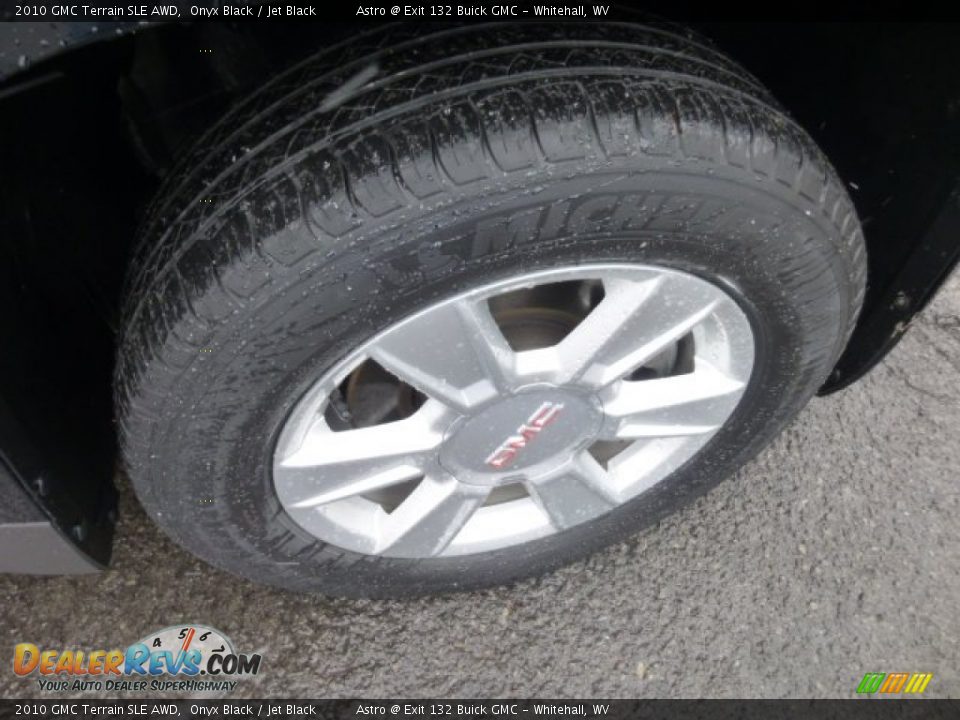 2010 GMC Terrain SLE AWD Onyx Black / Jet Black Photo #9